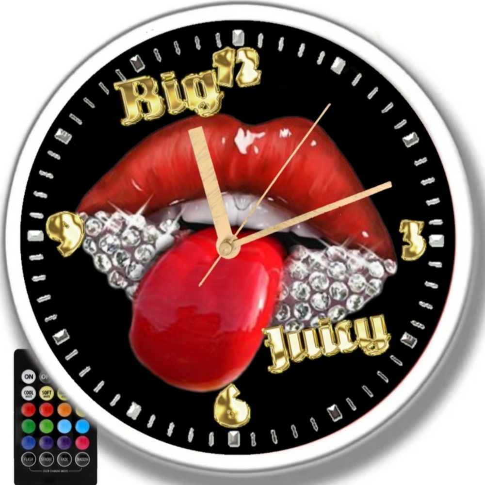 Big Juicy clock led light and remote - Picture 2 of 6